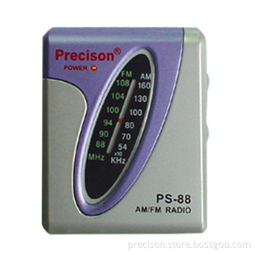 PS-88 mini am/fm 2 band radio
